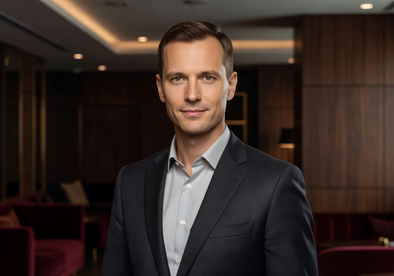 Portrait of Jānis Bērziņš, General Manager of Triggerfunlounge